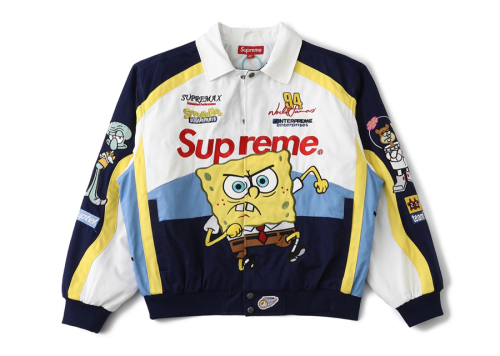 Supreme SpongeBob SquarePants x JEFF HAMILTON 25S WEEK11 Jacket