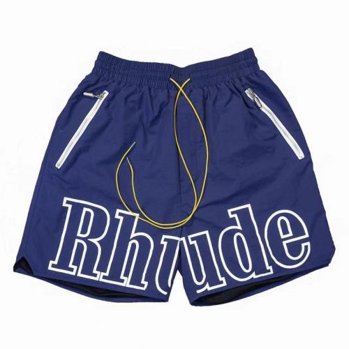 RHUDE Letter 3M Reflective Casual Sports Shorts