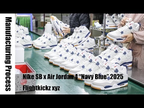 Nike SB x Air Jordan 4 “Navy Blue” 2025 GS（A1）