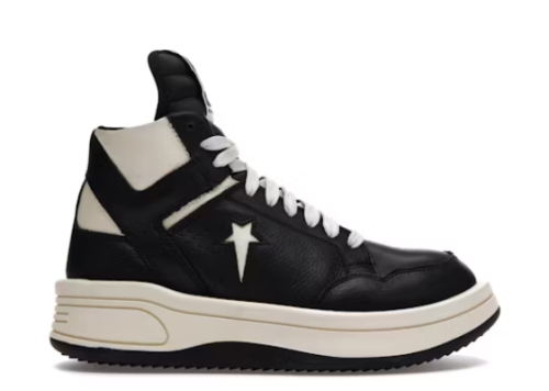 R!ck Ow3ns x Converse TURBOWPN Mid DRKSHDW Black Cloud Cream
