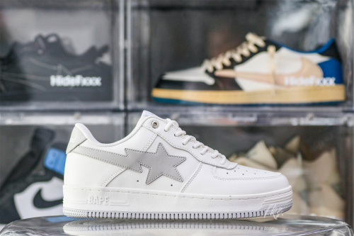 JJJJound x Bapesta White Grey