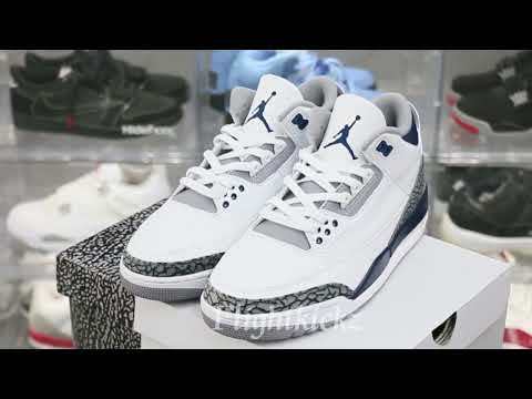 Air Jordan 3 “Midnight Navy” 2023 GS（A1）