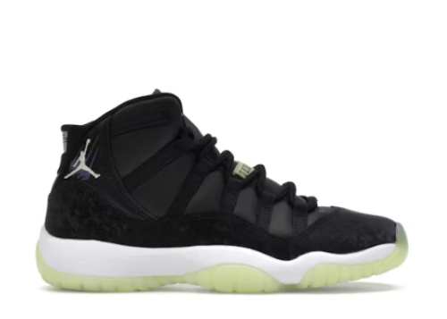 Air Jordan 11 Retro Black Barely Volt GS 2025 A1）