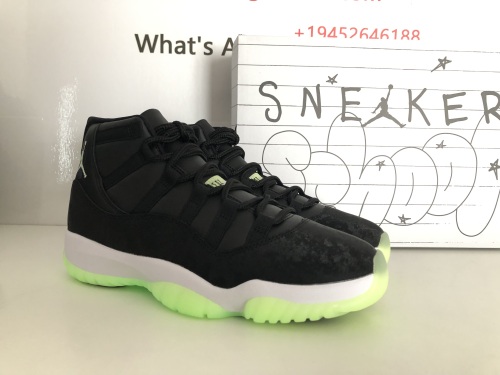 Air Jordan 11 Retro Black Barely Volt 2025 ( A1)