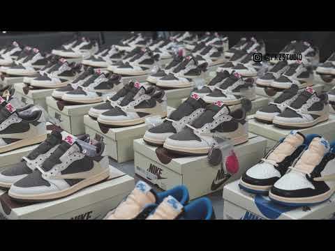 Travis Scott x Air Jordan 1 Low OG  Reverse Mocha GS（A1）