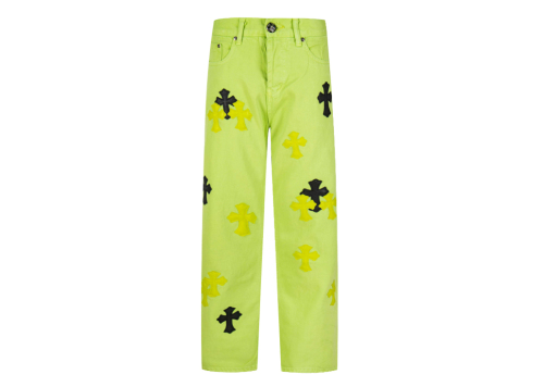 Chrome Hearts Croesses Dopamine Green Pants