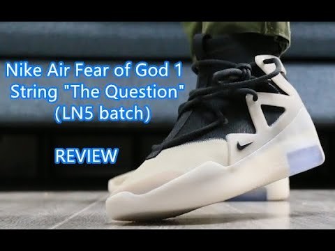 Air Fear of God 1 String  The Question  2020