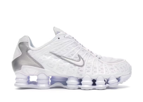 Nike Shox TL White Metallic Silver