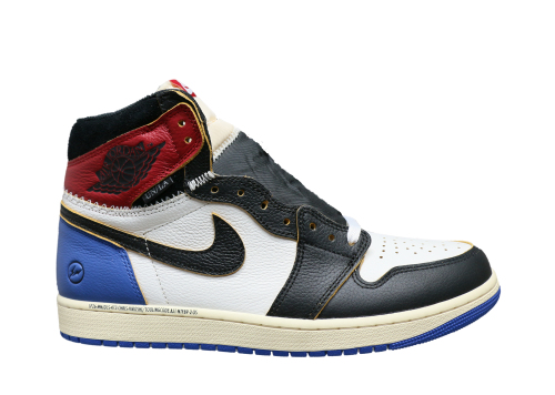 Fragment x Jordan 1 Retro High Union Los Angeles Blue Toe 2026（A1）