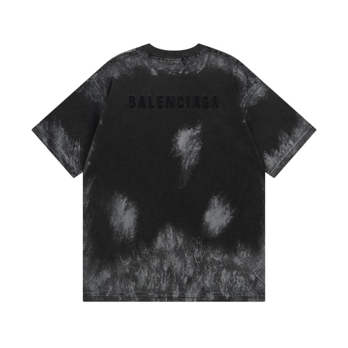 Balanciag@ Washed Distressed Short-Sleeve T-Shirt FW25