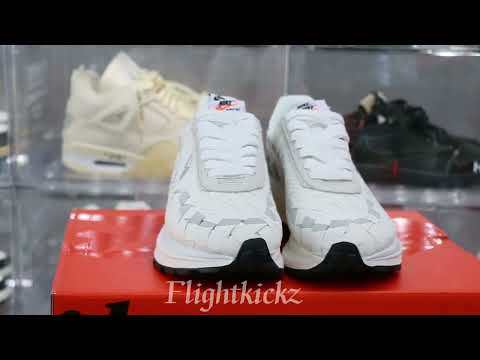 Sacai X Nike Vaporwaffle Grey White