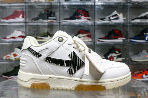 OFF-WHITE OOO Low Tops White Black SS21