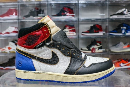 Fragment x Jordan 1 Retro High Union Los Angeles Blue Toe 2026（A1）