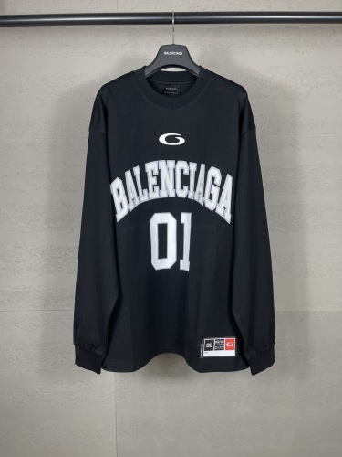 Balanciag@ Jersey Long Sleeves Tee 2025